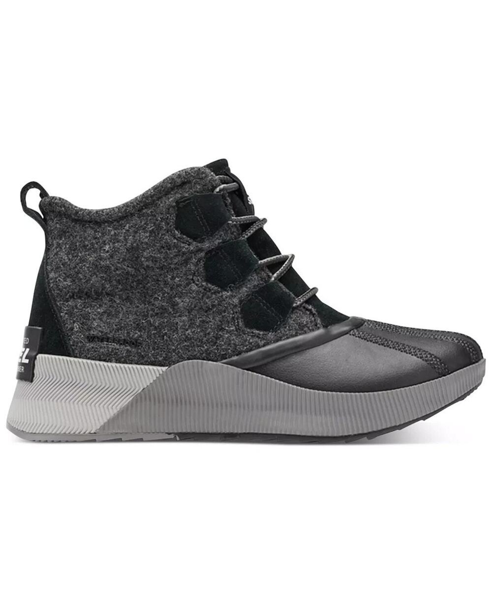 Sorel Women's Out 'N About Waterproof Boots Black Gorpcore Utility Women’s 8.5